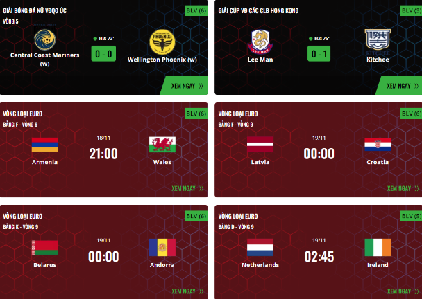 Xem link bóng đá trực tuyến Vaoroi TV Xem link bóng đá trực tuyến Vaoroi TV