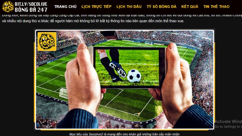 Những lý do kênh bóng đá Soco live được người hâm mộ yêu thích Những lý do kênh bóng đá Soco live được người hâm mộ yêu thích